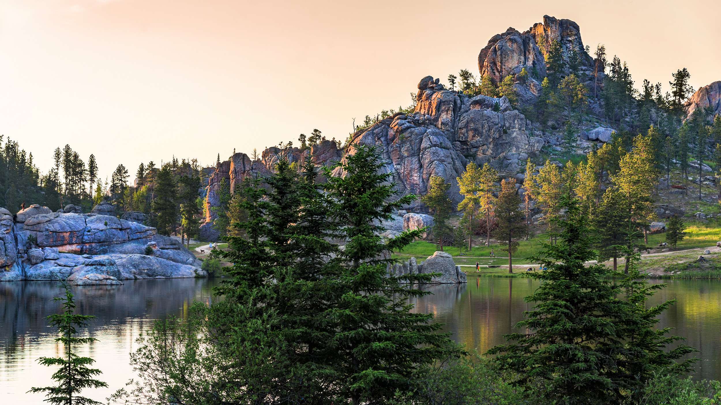 Lake Sylvan at Dusk.
